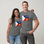 Vlag van Acadiana T-shirt (Unisex)