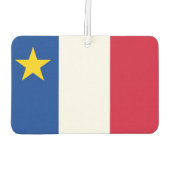 Vlag van Acadië Luchtverfrisser (Achterkant)
