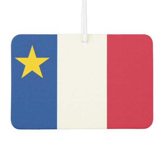 Vlag van Acadië Luchtverfrisser (Voorkant)