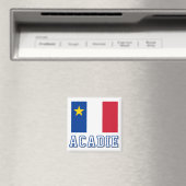 Vlag van Acadië Magneet (Insitu (Vaatwasser))