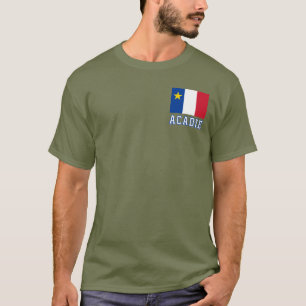 Vlag van Acadië T-shirt