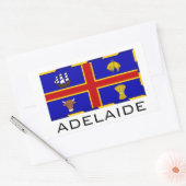Vlag van Adelaide, Australië Rechthoekige Sticker (Envelop)