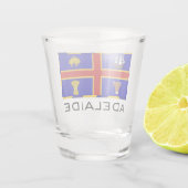 Vlag van Adelaide, Australië Shot Glas (Achterkant)