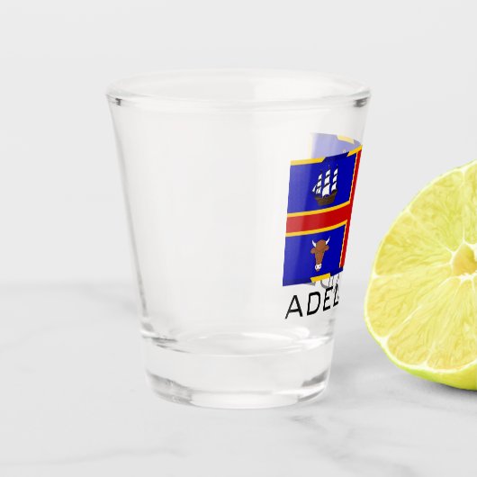 Vlag van Adelaide, Australië Shot Glas (Links)