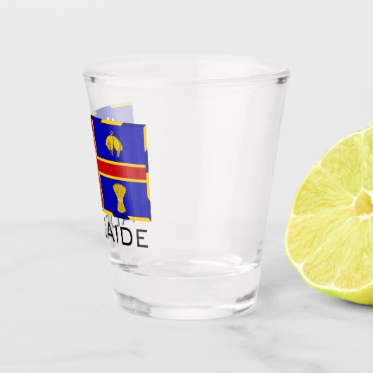 Vlag van Adelaide, Australië Shot Glas (Rechts)