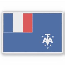 Vlag van Adélie Land (Terre Adélie), Antarctica Sticker