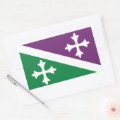 Vlag van Adjuntas, Puerto Rico Rechthoekige Sticker (Envelop)