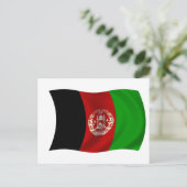 vlag van Afghanistan Briefkaart (Staand voorkant)