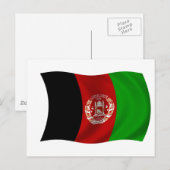 vlag van Afghanistan Briefkaart (Voorkant / Achterkant)