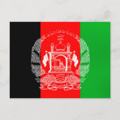 Vlag van Afghanistan Briefkaart (Voorkant)