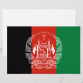 vlag van Afghanistan Briefpapier (Voorkant / Achterkant)