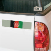 vlag van Afghanistan Bumpersticker (Op Truck)