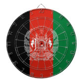 vlag van Afghanistan Dartbord (Voorkant)