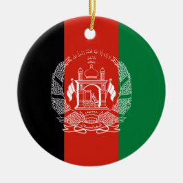 vlag van Afghanistan Keramisch Ornament