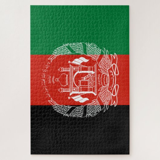 vlag van Afghanistan Legpuzzel (Verticaal)