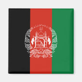 vlag van Afghanistan Magneet (Voorkant)