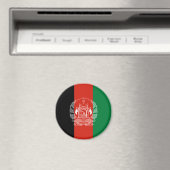 Vlag van Afghanistan Magneet (Insitu (Vaatwasser))