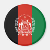 Vlag van Afghanistan Magneet (Voorkant)