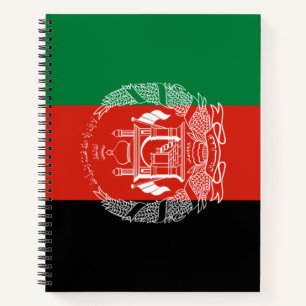 vlag van Afghanistan Notitieboek