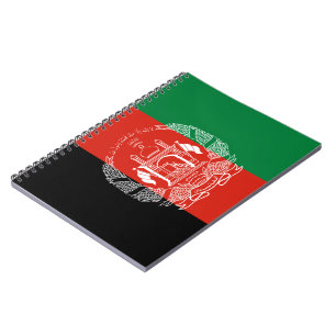 vlag van Afghanistan Notitieboek