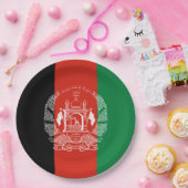 vlag van Afghanistan Papieren Bordje (Feest)