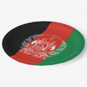 vlag van Afghanistan Papieren Bordje (Gekanteld)