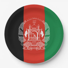 vlag van Afghanistan Papieren Bordje