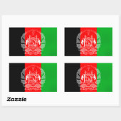 Vlag van Afghanistan Rechthoekige Sticker (Vel)