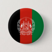 vlag van Afghanistan Ronde Button 5,7 Cm (Voorkant)