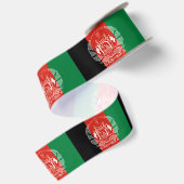 Vlag van Afghanistan Satijnen Lint (Achterkant)