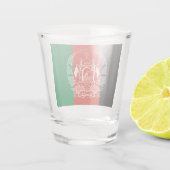 vlag van Afghanistan Shot Glas (Achterkant)