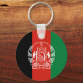 vlag van Afghanistan Sleutelhanger (Achterkant)