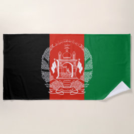 vlag van Afghanistan Strandlaken