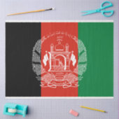 vlag van Afghanistan Tissuepapier (Craft)