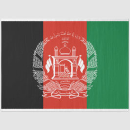 vlag van Afghanistan Tissuepapier