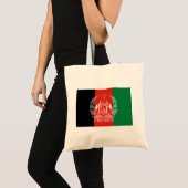 vlag van Afghanistan Tote Bag (Voorkant (product))