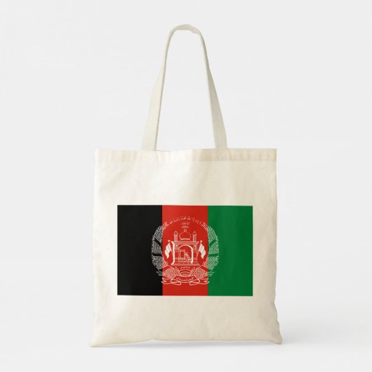 vlag van Afghanistan Tote Bag (Achterkant)