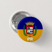Vlag van Aguadilla, Puerto Rico Ronde Button 3,2 Cm (Voorkant /achterkant)