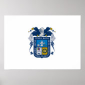 Vlag van Aguascalientes Poster (Voorkant)