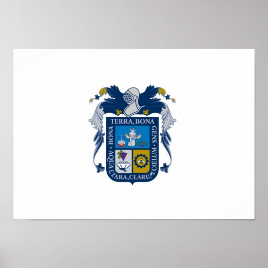 Vlag van Aguascalientes Poster (Voorkant)