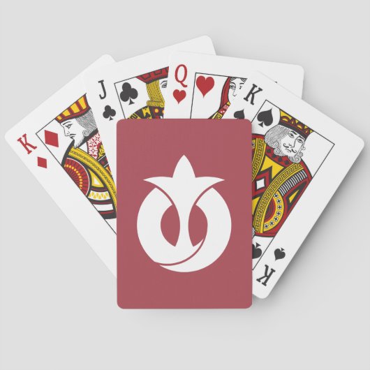 Vlag van Aichi Prefectuur, Japan Pokerkaarten (Achterkant)