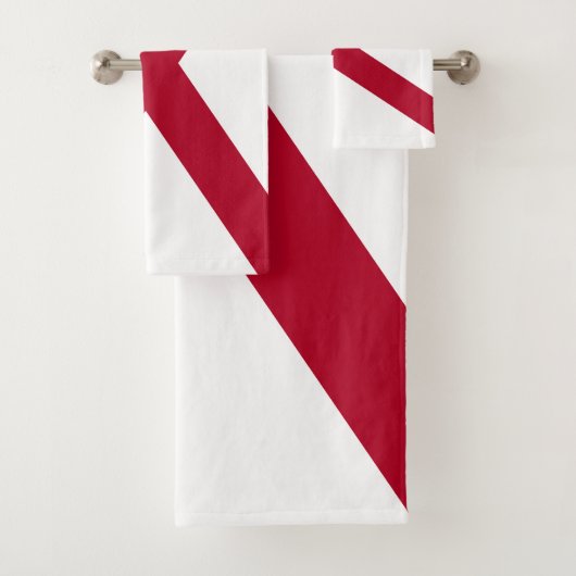 Vlag van Alabama Bad Handdoek (Insitu)