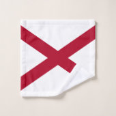 Vlag van Alabama Bad Handdoek (Wasdoekje)