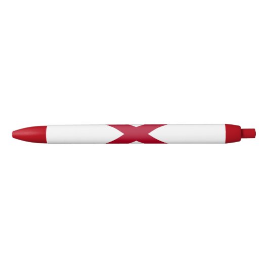 Vlag van Alabama Blauwe Inkt Pen (Voorkant)