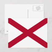 Vlag van Alabama Briefkaart (Voorkant / Achterkant)