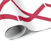 Vlag van Alabama Cadeaupapier (Rol Hoek)