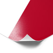 Vlag van Alabama Foto Afdruk (Hoek)