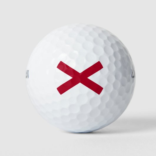 Vlag van Alabama Golfballen (Voorkant)