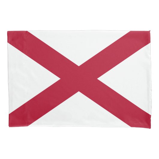 Vlag van Alabama Kussensloop (Voorkant)
