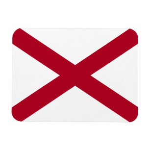 Vlag van Alabama Magneet